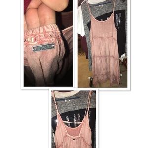 Beach by exist pink dress.